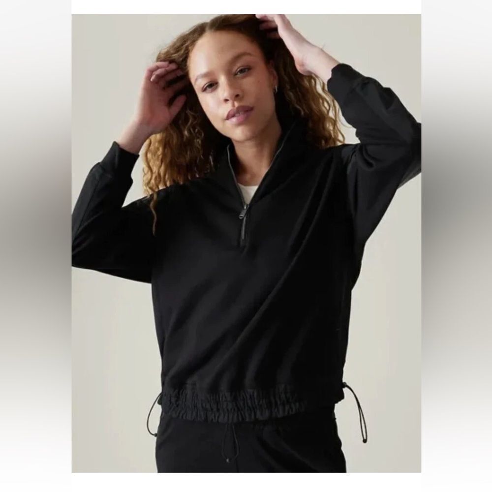 Athleta Triumph Hybrid Half Zip Sweatshirt